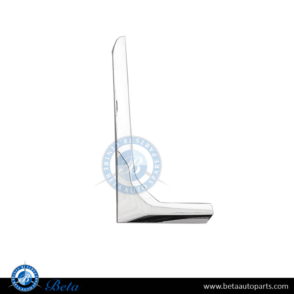 Left Side Fender Air Duct Trim - Chrome for BMW 7 Series 2020-2022 models, Part Number 51747478837 Left Side Fender Air Duct Trim - Chrome for BMW 7 Series 2020-2022 models, Part Number 51747478837